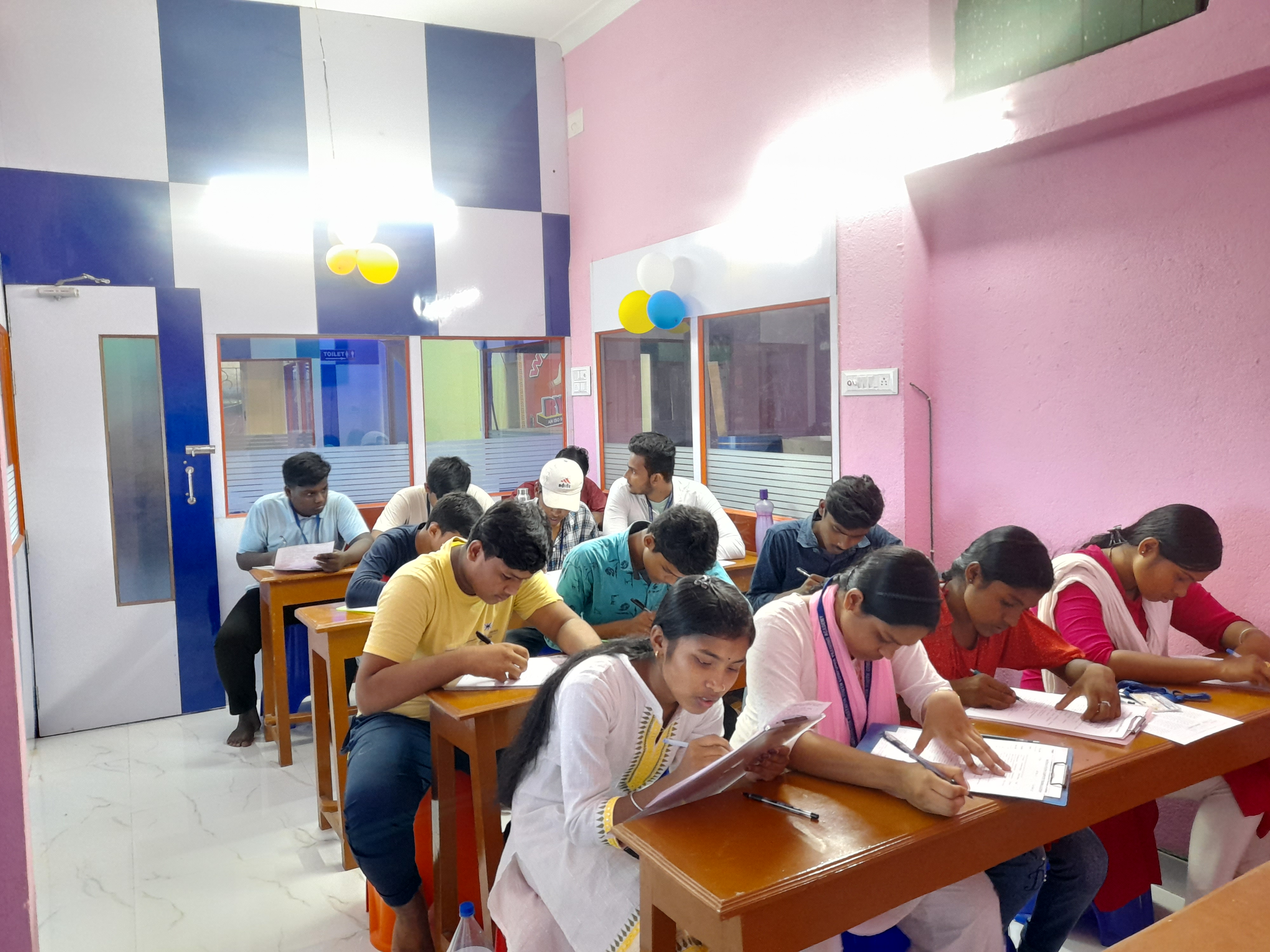 Students in classroom
